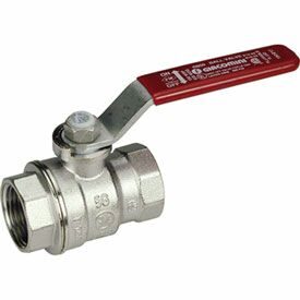 Кран шар AQUASFERA  В-В 1/2" (15) белый рычаг 1101-01