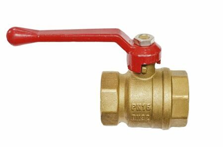 Кран шар AQUASFERA  В-В 3/4" (20) белый рычаг 1101-02