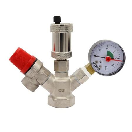 Группа безопасности котла Aspipe 018 1" (3 бара)