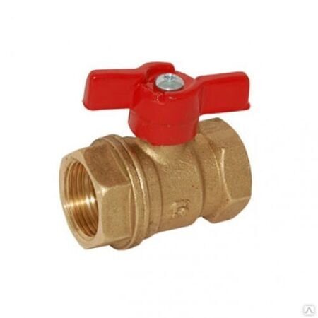 Кран шар 11Б27п1 В-Н 1" бабочка